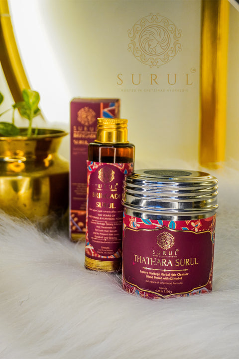 CHETTINAD AYURVEDIC CURLY HAIR CARE ROUTINE