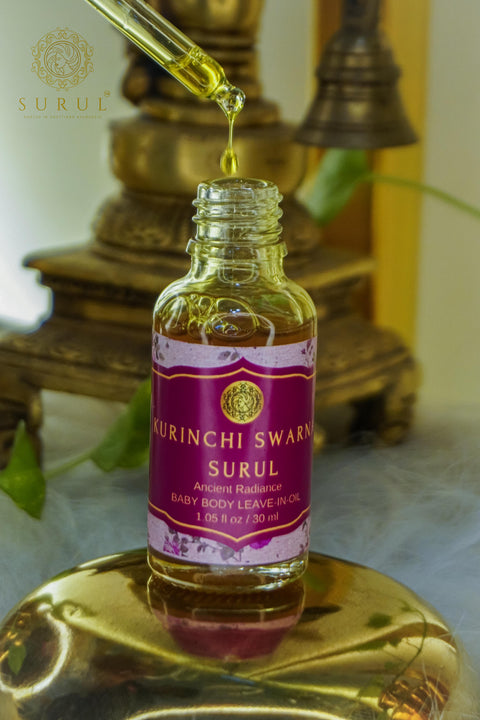 KURINCHI SWARNA SURUL - Luxury Baby Leave in Oil